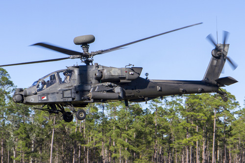 Hélicoptère d'attaque AH64 Apache de l'US Army