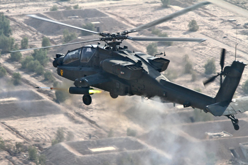 Pilote d'hélicoptère AH64 Apache