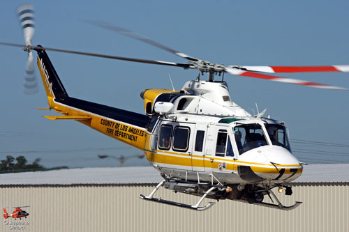 Hélicoptère BELL 412 County of Los Angeles Fire Department