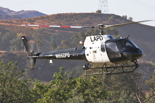 Hélicoptère AS350 Ecureuil Los Angeles Police Department