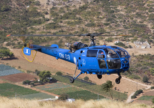 Hélicoptère Alouette III Grèce