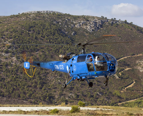 Hélicoptère Alouette III Grèce