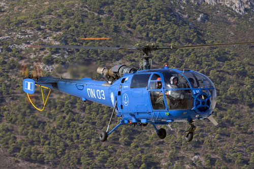 Hélicoptère Alouette III Grèce