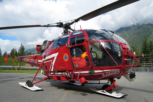 Alouette III de la Sécurité Civile