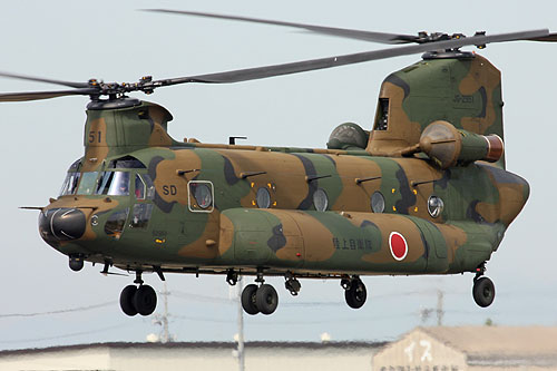 Hélicoptère CH47 Chinook JGSDF