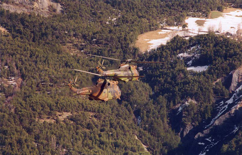 Hélicoptères SA330 Puma de l'ALAT