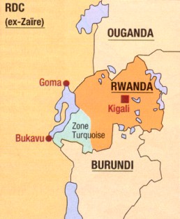 Carte du Rwanda