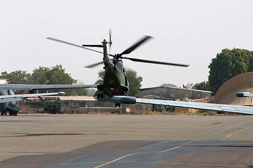 Hélicoptère Puma ALAT au Tchad