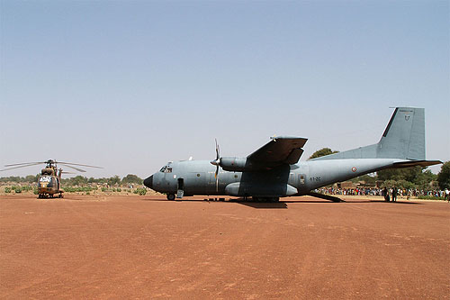 Hélicoptère Puma ALAT au Tchad