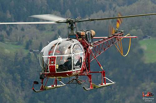 Hélicoptère SA315 Lama Air Zermatt