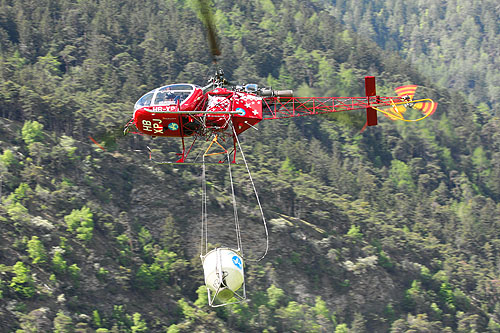 Hélicoptère SA315 Lama Air Zermatt