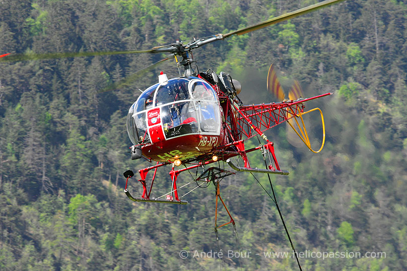 Hélicoptère SA315 Lama Air Zermatt