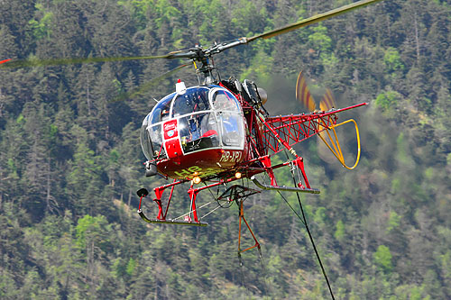 Hélicoptère SA315 Lama Air Zermatt