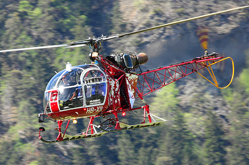 Hélicoptère SA315 Lama Air Zermatt