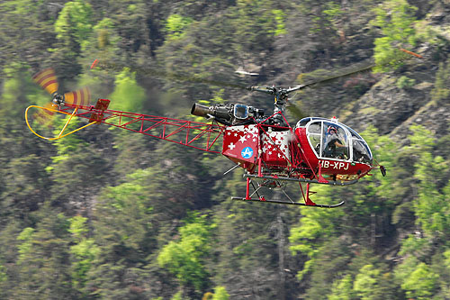 Hélicoptère SA315 Lama Air Zermatt