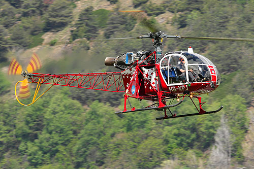 Hélicoptère SA315 Lama Air Zermatt