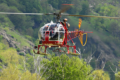 Hélicoptère SA315 Lama Air Zermatt