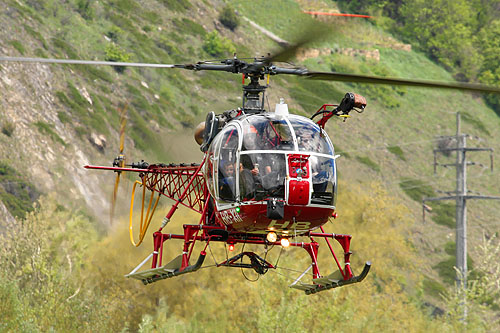 Hélicoptère SA315 Lama Air Zermatt