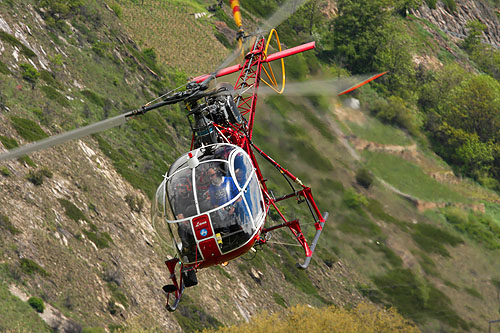 Hélicoptère SA315 Lama Air Zermatt