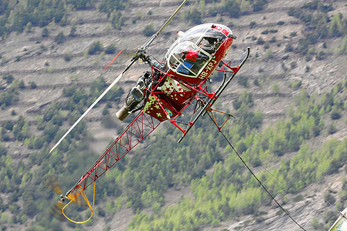 Hélicoptère SA315 Lama Air Zermatt