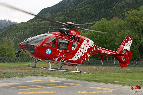 Hélicoptère EC135 Air Zermatt