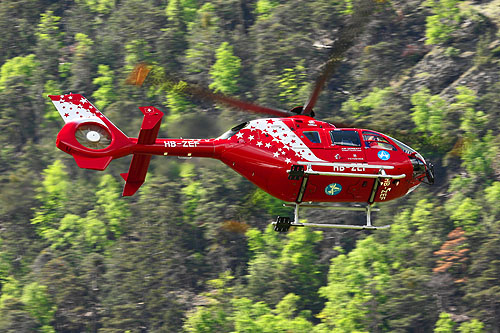 Hélicoptère EC135 Air Zermatt