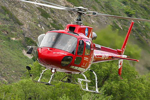 Hélicoptère AS350 Ecureuil Air Zermatt