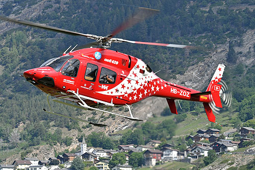 Hélicoptère B429 HB-ZOZ Air Zermatt