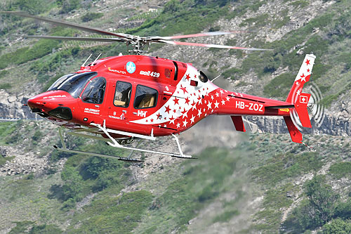 Hélicoptère B429 HB-ZOZ Air Zermatt