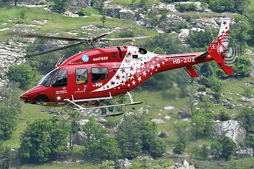 Hélicoptère B429 HB-ZOZ Air Zermatt