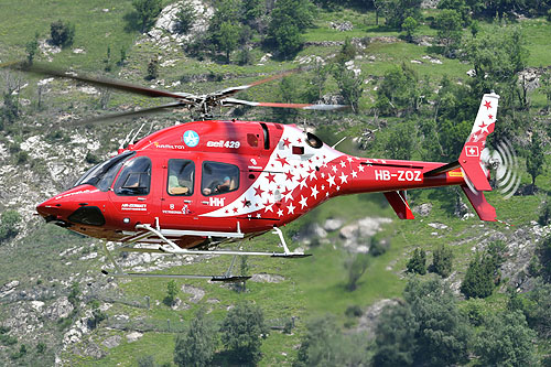 Hélicoptère B429 HB-ZOZ Air Zermatt