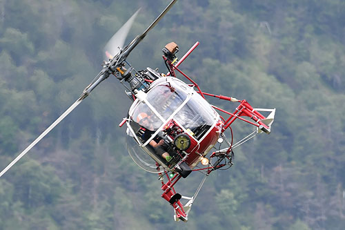 Hélicoptère SA315B Lama HB-XII d'AIR ZERMATT