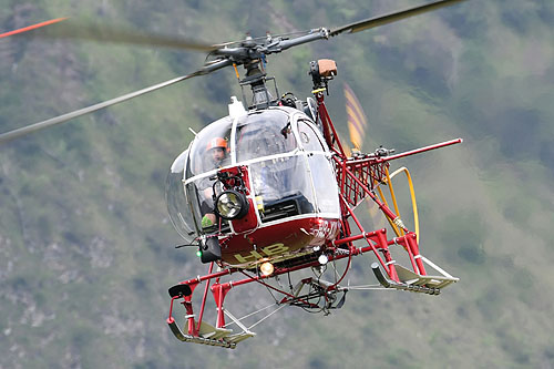 Hélicoptère SA315B Lama HB-XII d'AIR ZERMATT