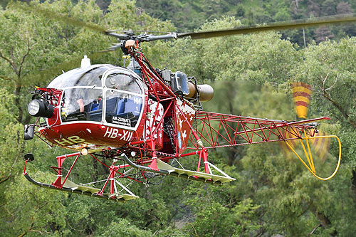 Hélicoptère SA315B Lama HB-XII d'AIR ZERMATT