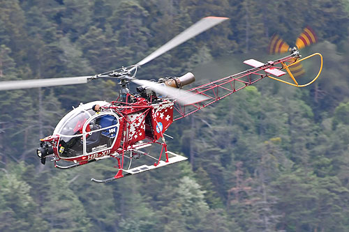 Hélicoptère SA315B Lama HB-XII d'AIR ZERMATT