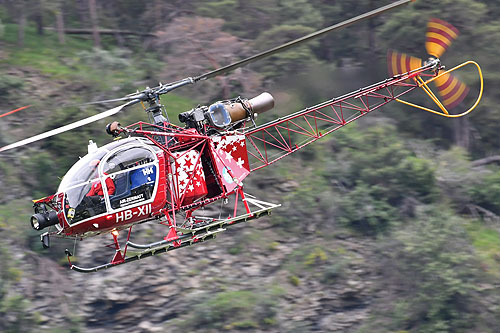 Hélicoptère SA315B Lama HB-XII d'AIR ZERMATT