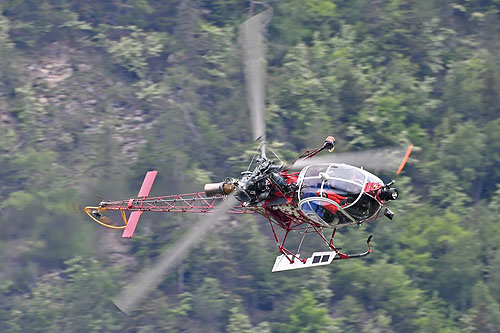 Hélicoptère SA315B Lama HB-XII d'AIR ZERMATT