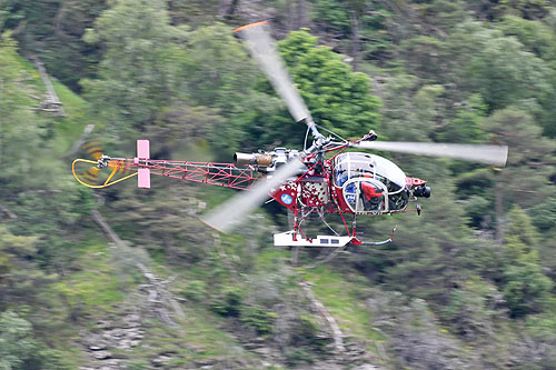 Hélicoptère SA315B Lama HB-XII d'AIR ZERMATT