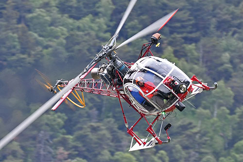 Hélicoptère SA315B Lama HB-XII d'AIR ZERMATT