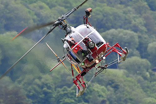 Hélicoptère SA315B Lama HB-XII d'AIR ZERMATT