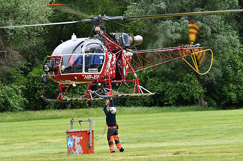 Hélicoptère SA315B Lama HB-XII d'AIR ZERMATT