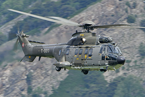 Hélicoptère AS332 M1 SuperPuma de l'armée suisse