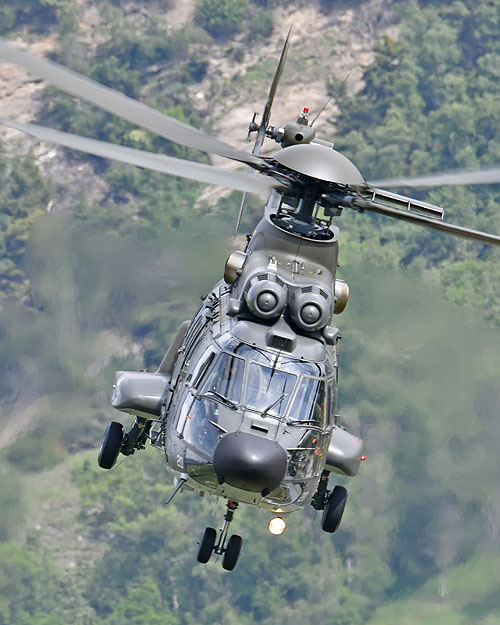 Hélicoptère AS332 M1 SuperPuma de l'armée suisse