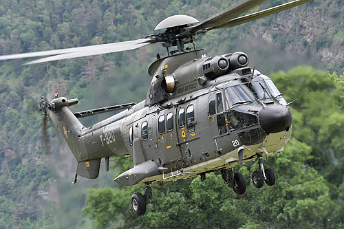 Hélicoptère AS332 M1 SuperPuma de l'armée suisse