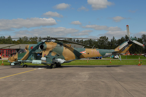 Hélicoptère MI24 Hind D Hongrie