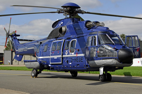 Hélicoptère SuperPuma de la Police allemande