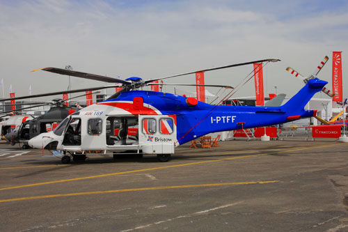 Hélicoptère AW189 destiné à la compagnie offshore Bristow