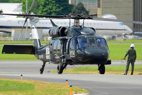 L'hélicoptère de transport SIKORSKY (PZL) S70i Blackhawk