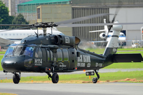 L'hélicoptère de transport SIKORSKY (PZL) S70i Blackhawk