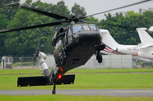 L'hélicoptère de transport SIKORSKY (PZL) S70i Blackhawk